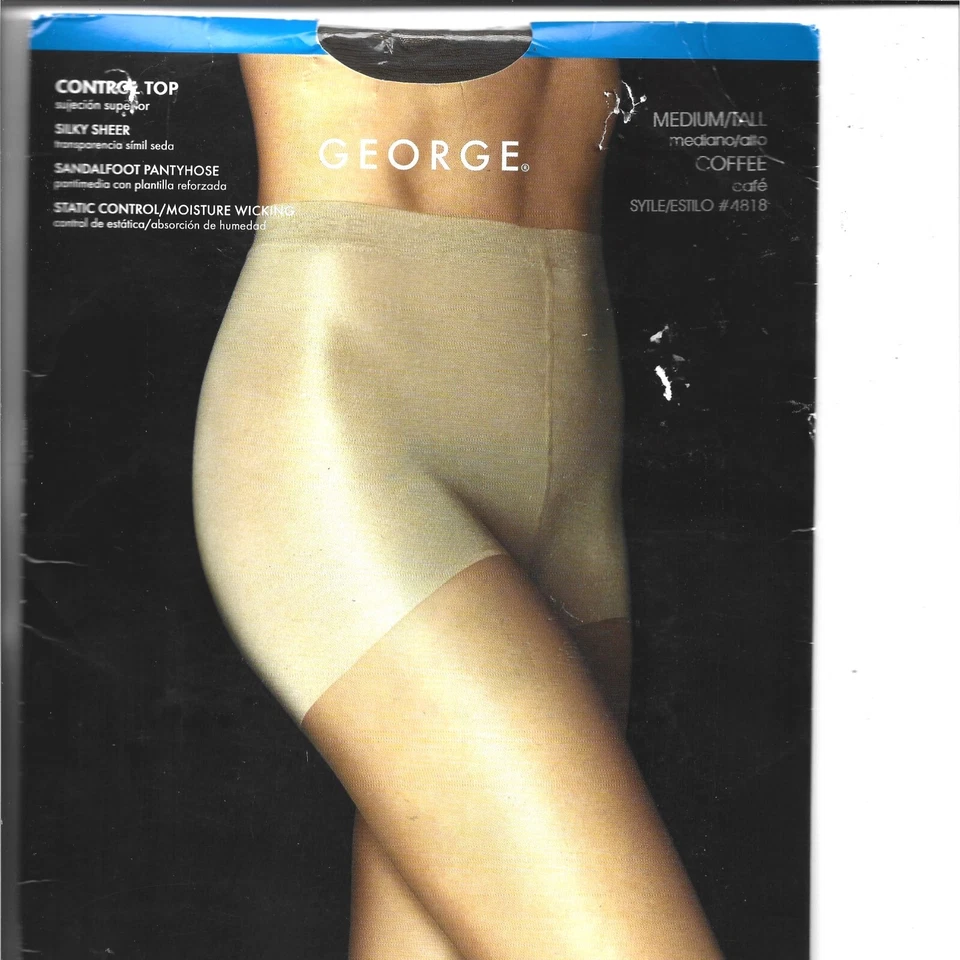 Nuevas Pantimedias George Control Top, Color Café, Medianas/Altas Foto 1 de 1