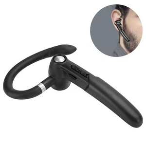 Wireless BT 5.0 Ear-Hook Headphone Monaural Single-Ear Sports Earphone Heads Fit - Picture 1 of 24