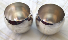 Vtg. Towle Punch Cups TWO Silverplated Mark EP 4059  *Read condition-Monogram