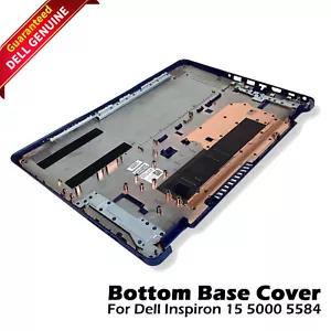 OEM Dell Inspiron 15 5000 5584 Navy Blue Bottom Case Base Cover 06TYN6 6TYN6 - Picture 1 of 5