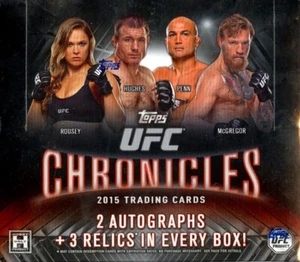 2015 TOPPS UFC CHRONICLES HOBBY BOX BLOWOUT CARDS - Picture 1 of 2