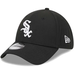 Chicago White Sox New Era Logo 39THIRTY Flex Hat - Black - Picture 1 of 5