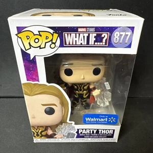 Funko Pop Marvel Bobblehead What If Party Thor #877 exclusivo de Walmart - Imagen 1 de 4