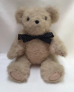 Oso de peluche beige de peluche articulado 16" hecho a mano por June L. Nelson - Imagen 1 de 12