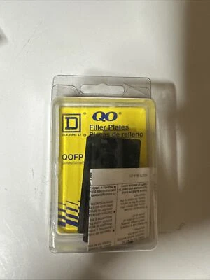 Square D QO 3/4 Inches Repair Load Center Filler Plates QOFPCP Restore 3 Pack - Image 1 of 2