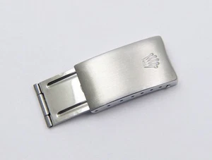 Fibbia in acciaio inox originale Rolex 78350 per bracciale orologio 19mm P2 1991 - Foto 1 di 4