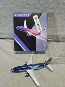 Aviamuse Alaska Airlines Diecast Plane (5s4) - Picture 1 of 5