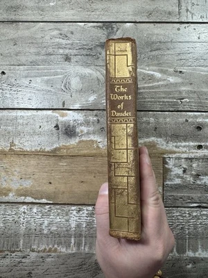 1929 Antique Story Anthology “The Works of Alphonse Daudet” Foto 1 de 4
