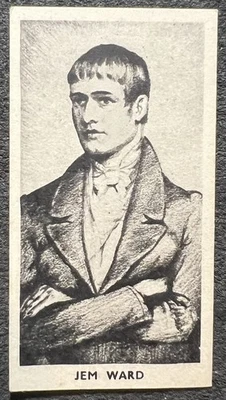 1938 KNOCK-OUT RAZOR BLADES FAMOUS PRIZE FIGHTERS JEM WARD #12 NM - Image 1 of 2