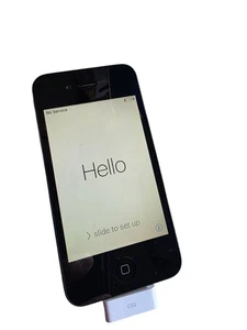APPLE iPHONE 4s A1387 16GB BLACK SPRINT - Picture 1 of 8