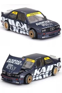 Casa Mini GT Kaido BMW M3 (E30) Kaido Works V1 azul oscuro 1:64 KHMG154 - Imagen 1 de 5
