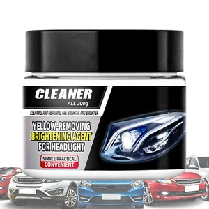 Car Headlight Restoration Kit Repair Plastic Headlight Polish Cleaner 200g Refur - Picture 1 of 12