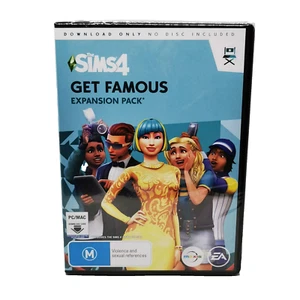 The Sims 4 Get Famous Expansion Pack Brand New Sealed EA PC Origin Digital Code - Foto 1 di 3