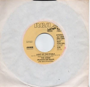 JUDDS - LIGHT OF THE STABLE / SAME FLIP SIDE (PROMO) - Imagen 1 de 1