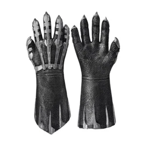 Marvel Avengers Black Panther Latex Claws Gloves Halloween Cosplay Prop 1 Pairs - Picture 1 of 11