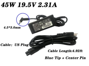 New HP 17-by1061st 17-by1062st 17-by1071cl 17-by2075cl 45W AC Adapter Charger - Picture 1 of 6