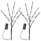  2 Pcs Holiday Lights Lighted Branches for Vases LED Christmas Shine