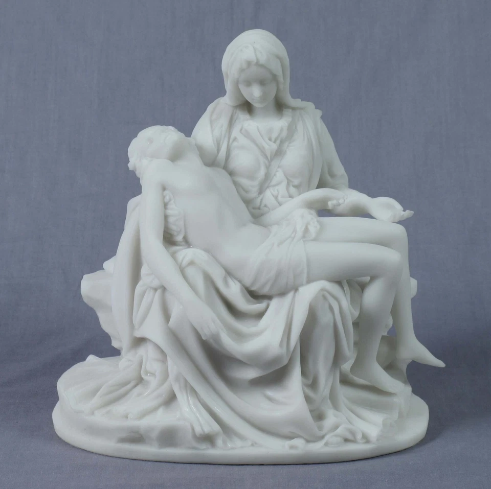 Pieta Michelangelo's Madonna Jesus Sculpture Home Decorative Collection - Image 1 of 1