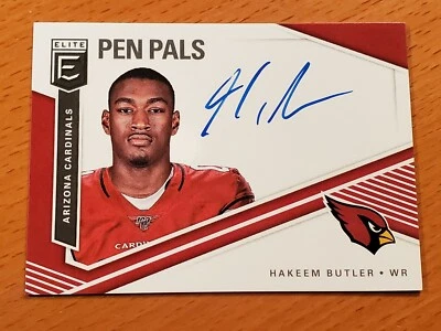 2019 Elite Pen Pals #32 Hakeem Butler Iowa St Arizona Cardinals Rookie Auto - Image 1 of 2