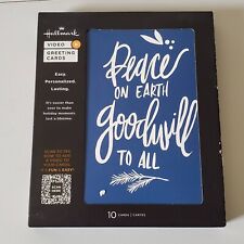 Hallmark Video Greeting Card Christmas Peace on Earth Goodwill To All Bo