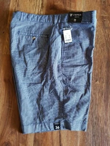 CREMIEUX NEWPORT NAVY BLUE WHITE MENS SHORTS SIZE 36 NWT RETAIL $69.50 - Picture 1 of 10