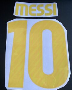 Nameset / Flocage MESSI #10 Fc Barcelone Home 2010 2011