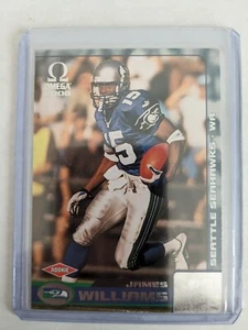 🏆 2000 Pacific Omega /500 JAMES WILLIAMS RC #222 SEATTLE SEAHAWKS / MARSHALL - Picture 1 of 2