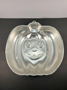 Molde de aluminio para cacerola Wilton Halloween Pumpkin 1987 #502-9414 vintage - Imagen 1 de 6