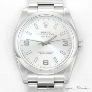 Rolex Airking 34mm Medium 114200 2010 Acciaio Automatico Acciaio - Foto 1 di 1