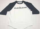 Disney Movie Million Dollar Arm Black And White Raglan 3/4 sleeve T-Shirt Size M