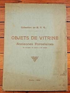 Ancien Catalogue Vente aux enchères Porcelaine de Sèvres, de Saxe, de Chine 1905 - Bild 1 von 2