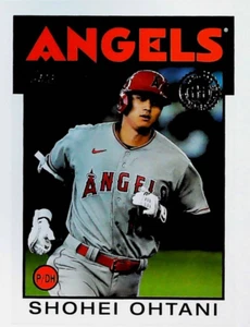 Topps Serie 1 2021 35 aniversario 1986 variación 86B-22 Shohei Ohtani Angels - Imagen 1 de 2