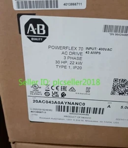 1 PC Nuevo Inversor ALLEN BRADLEY 20AC043A0AYNANC0 DHL o FedEx - Imagen 1 de 5
