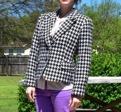 De colección. Chaqueta pata de gallo Sag Harbor, blazer, petite 6 Foto 1 de 4