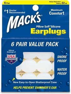 Mack's Pillow Soft Silicone Putty Ear Plugs - Picture 1 of 15
