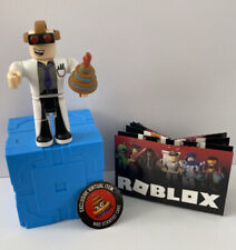 Roblox Series 9 MAKE A CAKE MAD CAKE SCIENTIST Blue Blind Box Toy Virtual Code