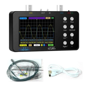 Portable Handheld Digital Oscilloscope 2 Channels 50Msa/s 2MHz With Probe T7N7 - Picture 1 of 12