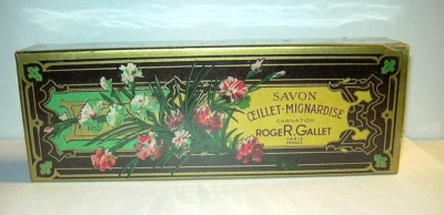 * Roger & Gallet SEIFEN Set - OEILLET MIGNARDISE * 3 Stück * OVP * Vintage * - Bild 1 von 3