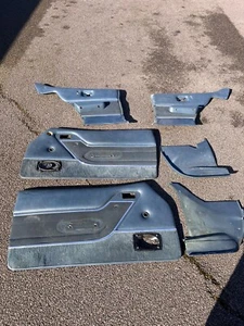 Ford Capri Mk3 Interior Door Cards Blue - Picture 1 of 8