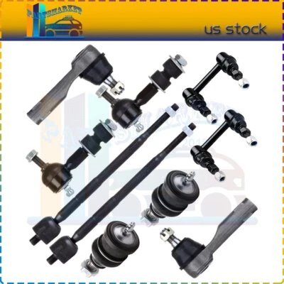 10pair Front Rear Ball Joints Tie Rods Sway Bar Link For 1998-2001 Nissan Altima Foto 1 de 4
