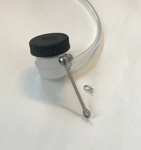 HEL Front Brake Clutch Master Cylinder Reservoir Pot Mounting Bracket Tygon Kit - Picture 1 of 4