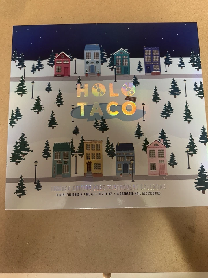 Holo Taco 2025 Navidad 12 Días Mini Calendario de Adviento Edición Limitada Nuevo EN MANO Foto 1 de 3