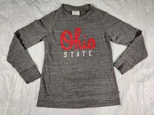 J America Small Women’s Vintage Ohio State Sweatshirt Gray Y2K S Top Vtg Red - Picture 1 of 7