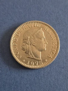 Münze Schweiz, 1975, 20 Rappen - Bild 1 von 2