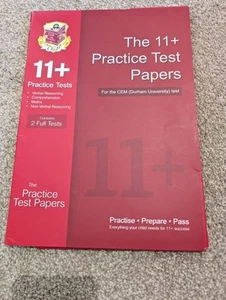 11+ Practice Test Papers for the Cem Test by CGP Books (2013, Paperback) - Picture 1 of 7