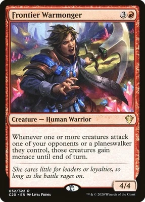 🧙Frontier Warmonger R 052/322 C20 Commander 2020 MTG - Image 1 of 2