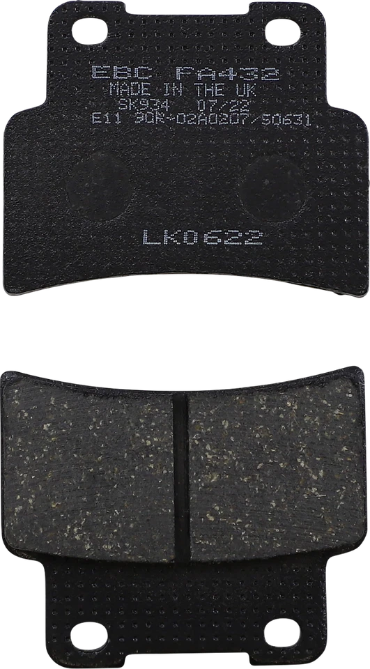 EBC - FA432 - Pastillas de freno base orgánica "FA" para Aprilia Mana 850 Shiver 750 GT Do Foto 1 de 1