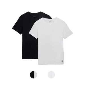 Paquete de 2 camisetas interiores Jordan Flight Base de algodón elástico para hombre, M - Imagen 1 de 11