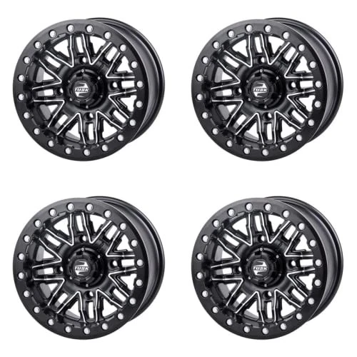 (4 Pack) 4/137 Tusk Nebo Beadlock Wheel   For KAWASAKI PRAIRIE 650 4x4 2002-2003 - Image 1 of 4