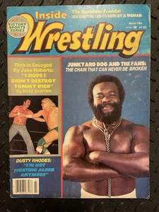 Vintage Inside Wrestling Magazin März 1984 Schrottplatz Hund Jake Roberts WWF WCW - Bild 1 von 3